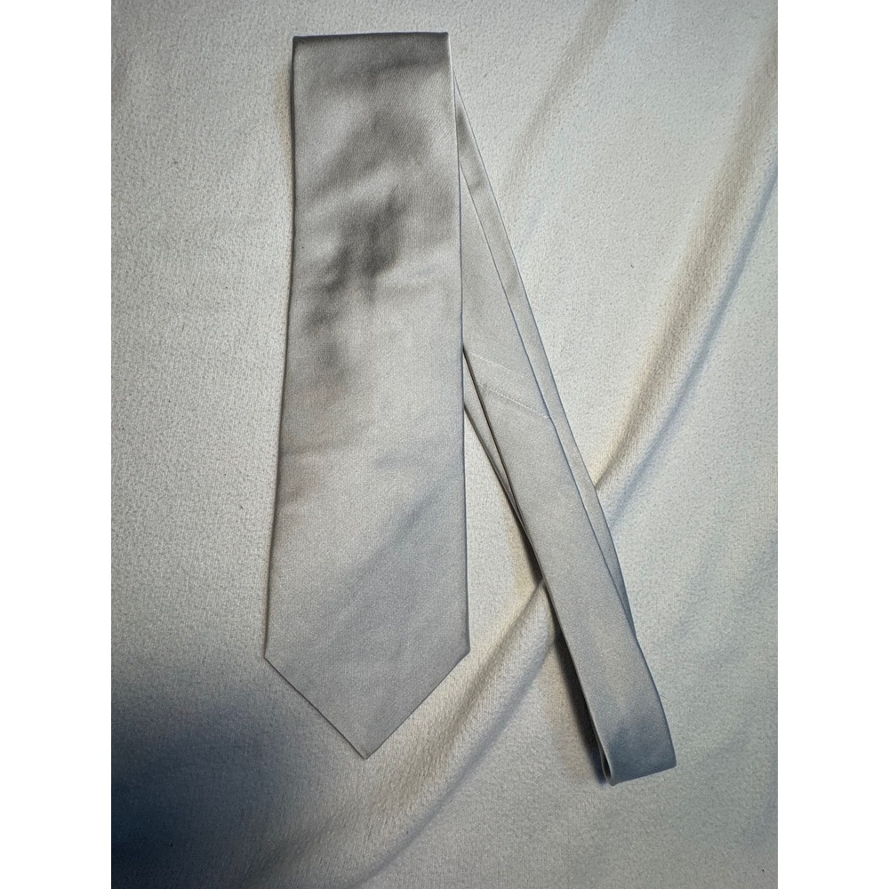 Ferrell Reed Silver Silk Jacquard Handsewn City of London Mens Tie RN48196
